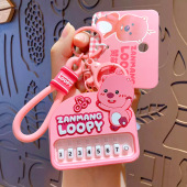 2024新款 赞萌露比迷你钢琴汽车钥匙扣女精致钥匙链书包包挂件 正版