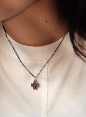 Heymen黑门ihs希腊十字架项链