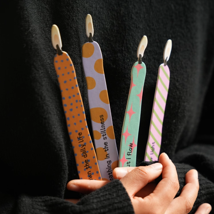 Heymen黑门 照亮 原创设计艺术蜡烛香氛片留香书签