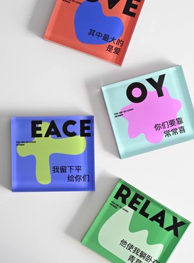 Heymen黑门 Colorful Day 多彩的日子 原创果冻亚克力磁贴冰箱贴