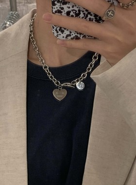 Heymen黑门欧美街头钛钢项链