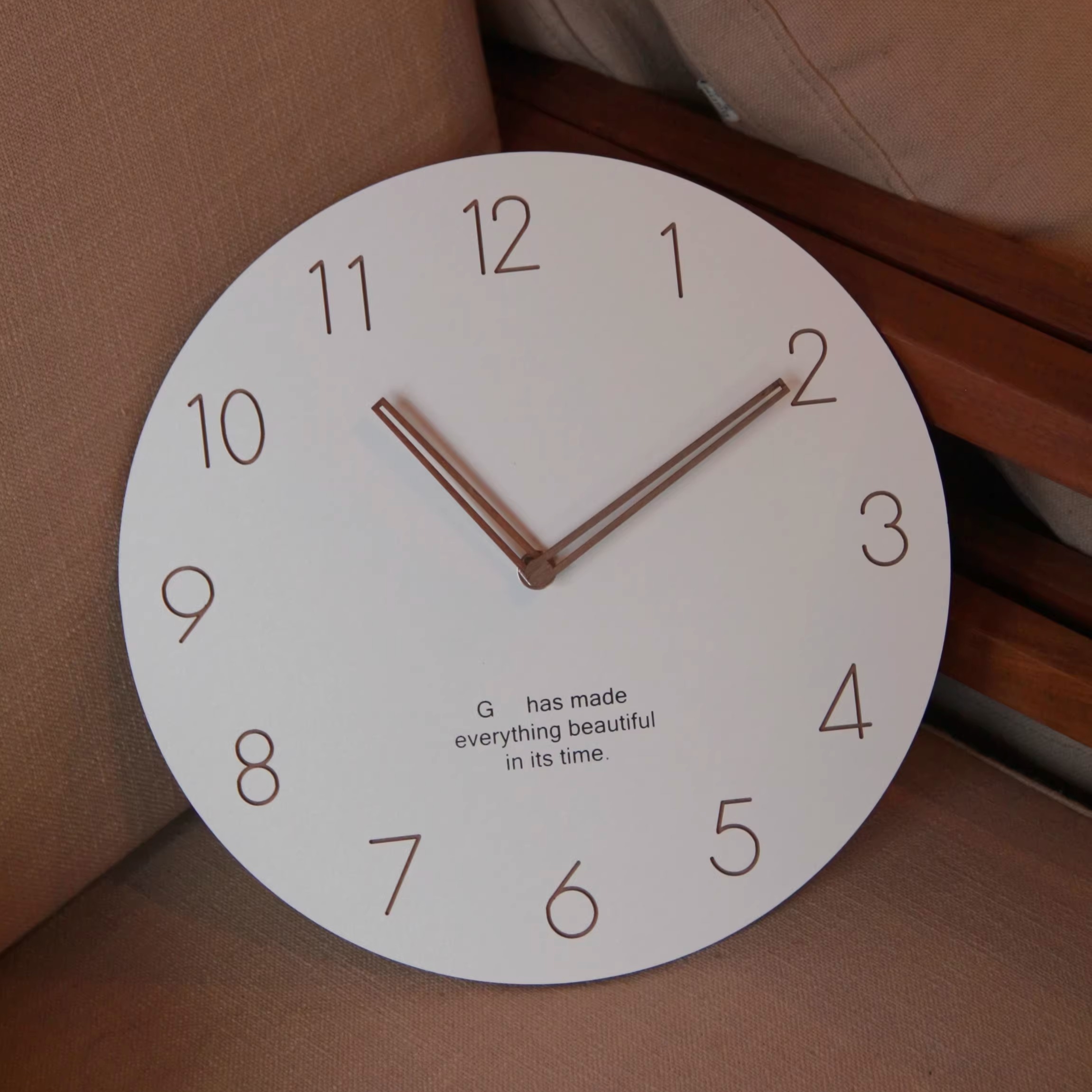 Heymen黑门ins简约时钟挂钟