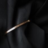 手镯 希伯来文刻字钛钢玫瑰金女款 Heymen黑门 保守己心胜过一切