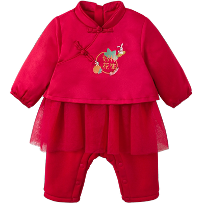 英氏爬服商场22秋冬新款连体衣