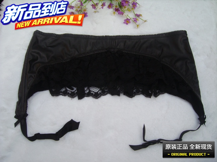 清货  外贸原单女士性感吊袜带蕾丝边M码