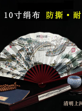 扇子夏天凉快耐用折扇随身携带撕不烂中国风折叠扇学生奖品舞蹈扇