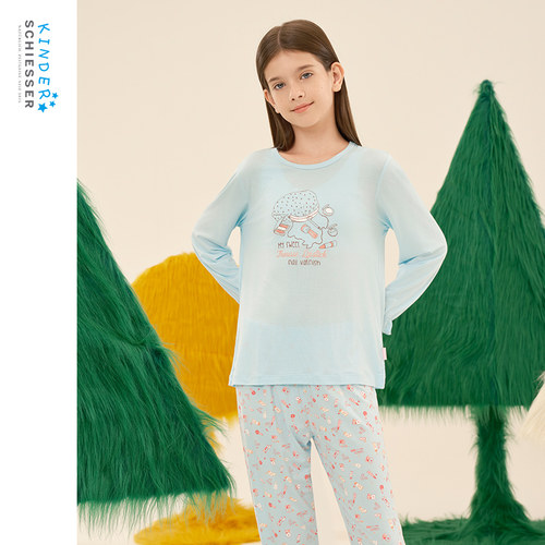 舒雅奥莱女童莫代尔家居服套装