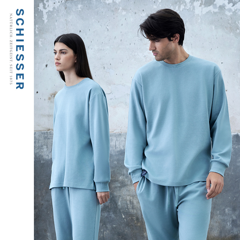 舒雅奥莱情侣卫衣布套头长袖上衣