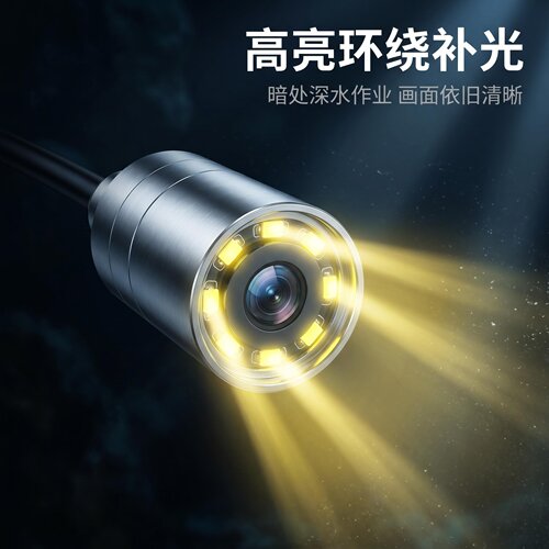 USB水下摄像头防水内窥镜不锈钢