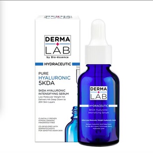 台湾购DERMALAB德美医研5KDA超导玻尿酸水光精华30ml保湿去干纹