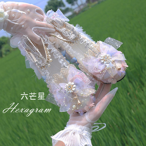 六芒星原创lolita手作花仙曲捕梦网花嫁el圣诞d古典玩偶手作lo鞋 - 封面