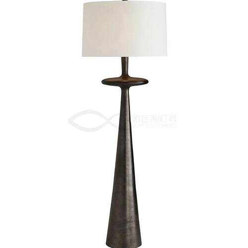 定制椎管古铜做旧落地灯立灯别墅展厅酒店灯具Putney Floor Lamp