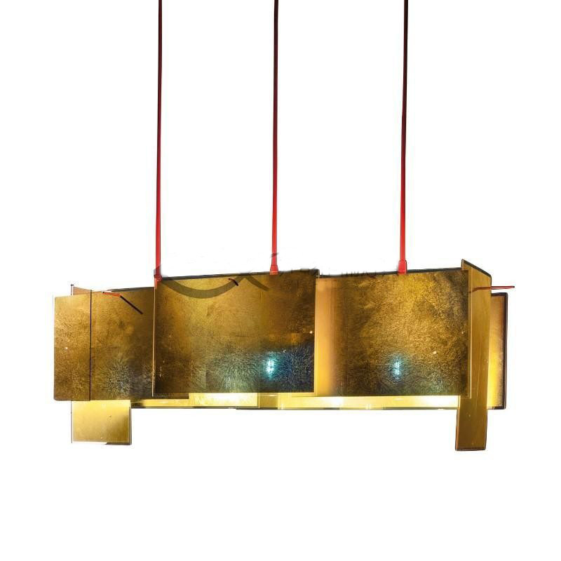 意大利Ingo light 美式 MaurerKarat网红金箔锻打吊灯BlauTable灯