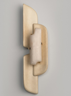 Cicero Sconce,鲨鱼Left定制复古法式 皮壁灯设计师 高端酒店壁灯