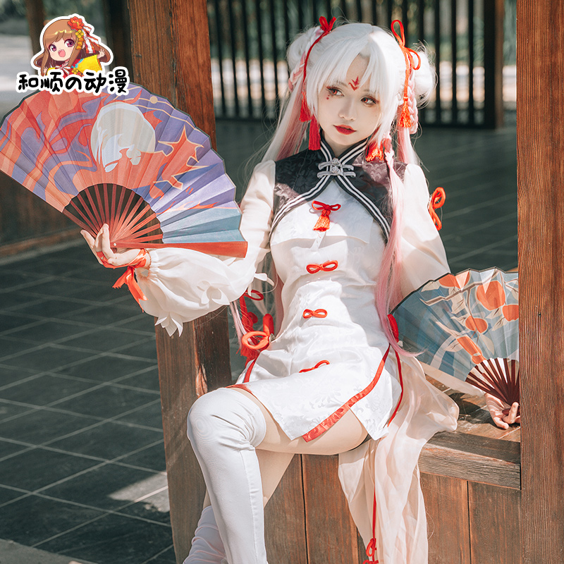 和顺动漫家阴阳师不知火cos服魔都绮梦cosplay店长c服旗袍套装女