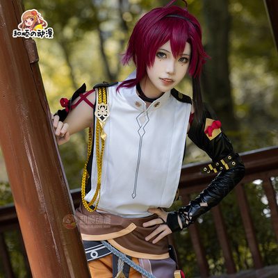 和顺动漫原神鹿野院平藏cosplay