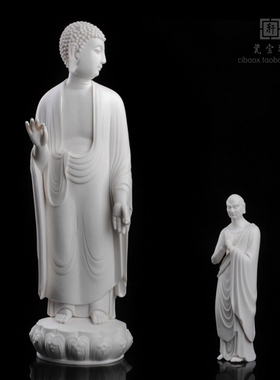 禅意风会所客厅工艺品德化白瓷