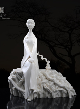 德化陶瓷会所工艺品摆件家居装饰