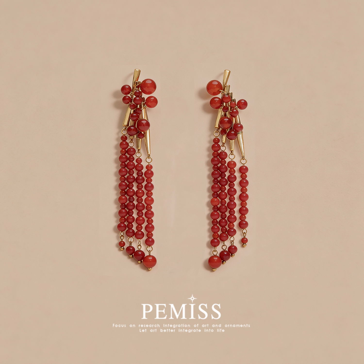 天然红玛瑙玄学旺财耳饰本命年长款流苏耳钉红色新年节日耳环耳夹,饰品/流行首饰/时尚饰品新,耳环,淘宝优惠券,粉丝福利购,淘宝优惠卷