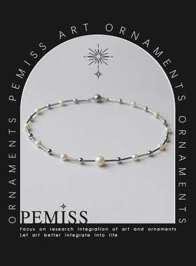 原创态度钛钢淡水珍珠不掉色项链