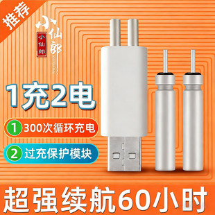 小仙郎425电子票电池夜光漂电池通用充电器浮漂电子漂鱼漂尾专用