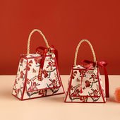 小清新婚礼喜糖袋子糖果礼盒装 2026新款 糖盒结婚喜糖盒子创意欧式