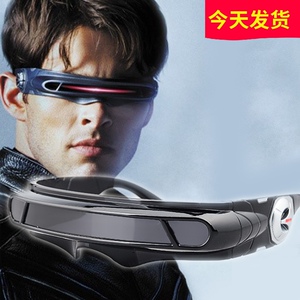 朋克X战警cospaly电镀金银太阳眼镜太空机器人舞台表演连体片男女