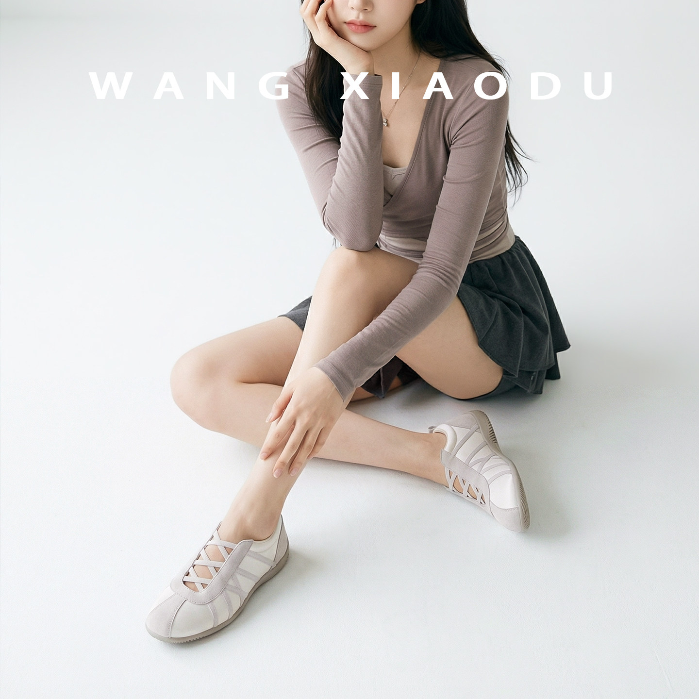 【王小毒】芭蕾舞曲○3.5cm复古秀气德训鞋女交叉带一脚蹬玛丽珍