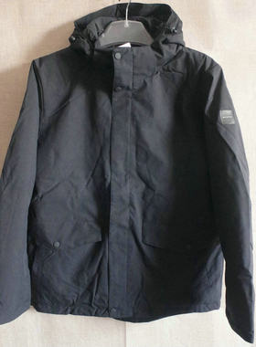 男士户外休闲轻量中厚连帽棉服