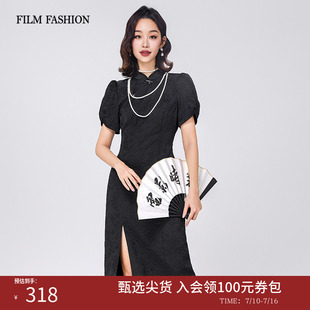 一电影一时装夏季新款新中式改良旗袍连衣裙女士气质好看流行
