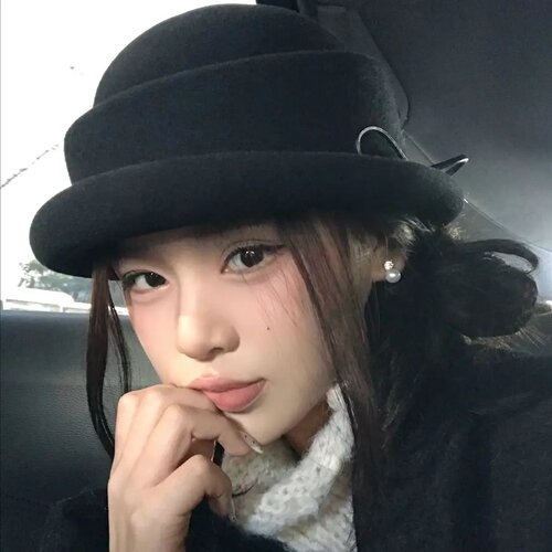 2025新款留洋千金风赫本贝雷帽