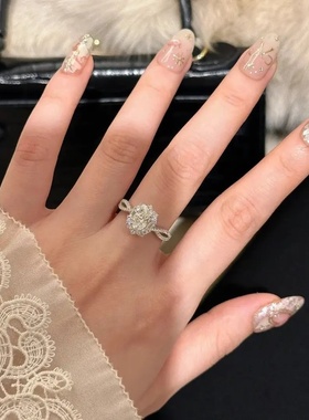 铜合金爆闪烟花开口食指戒