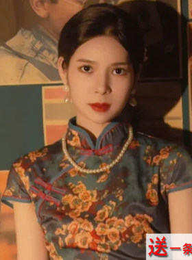 仿珍珠项链配旗袍配饰品50cm加长版颈链女士锁骨链子毛衣链子2148