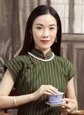 仿珍珠项链配旗袍配饰品女士拍照写真颈链子锁骨链短款毛衣链625