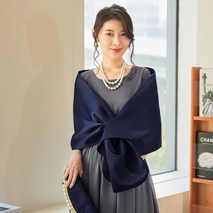 新娘婚纱小披肩女士夏季伴娘围巾宴会旗袍外搭结婚礼服斗蓬88013