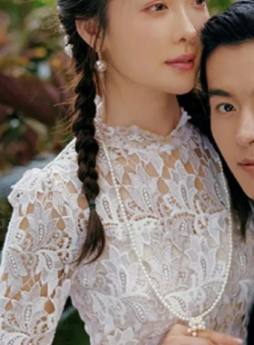 新款搭配旗袍珍珠项链女士