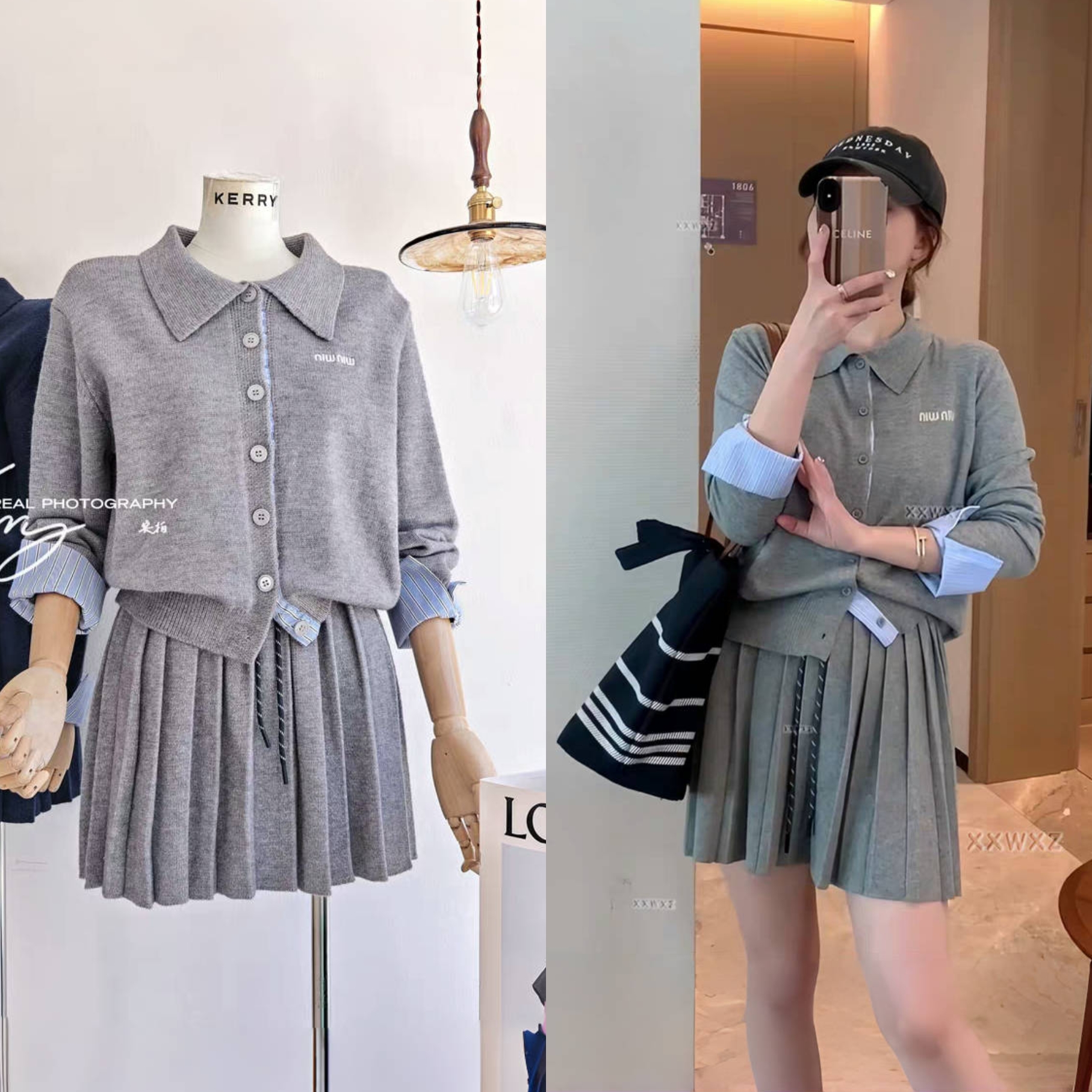 时尚针织套装2025新款