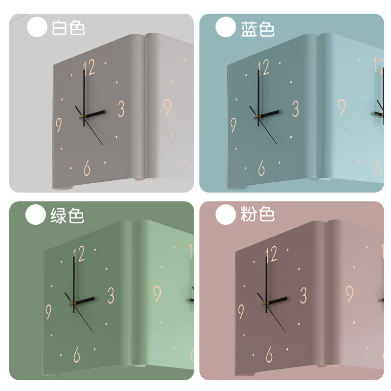 新款简约时尚贴壁钟创意