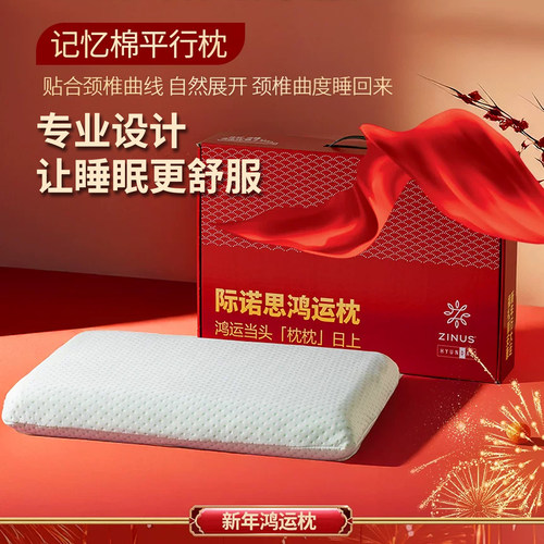 现代ZINUS绿茶抗菌记忆枕护颈