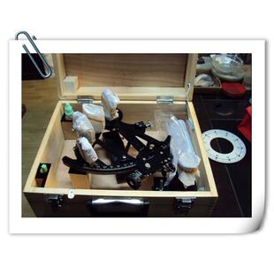 IMPA370334航海六分仪GLH130-40 带灯铜质 船用航海卫星导航37033