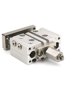 亚德客三轴可调气缸TCLJ32X30X40X50X75-10S-20S 32X80X100X125X1