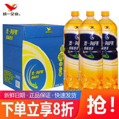统一阿萨姆奶茶原味1.5L*6瓶整箱大瓶家庭畅饮网红即饮奶茶饮料