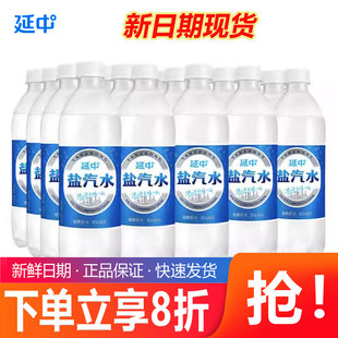 上海延中盐汽水600ml*20瓶装整箱低能量碳酸饮料夏季咸味汽水饮品