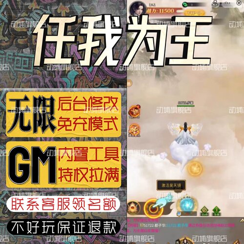 任我为王手游无限GM后台道具内部号折扣礼包免费版安卓苹果鸿蒙