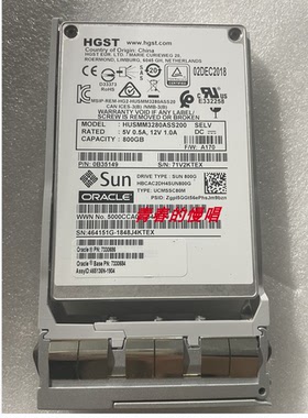 Sun Oracle 7330684 7330686 7115079 800GB SAS-3 SSD 固态硬盘