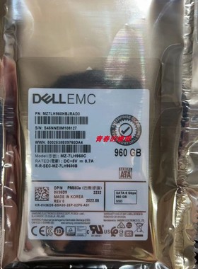DELL PM883A 960G SATA SSD 0V36D9 V36D9 MZ-7LH960C 固态硬盘