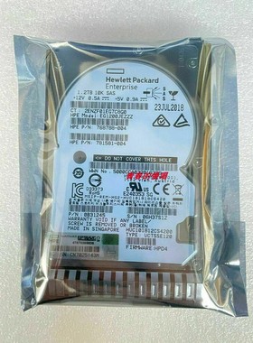 H 781578 EG1200JEHMC 768788-004 781581-004 1.2T 10K SAS 硬盘
