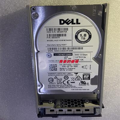 DELL 0VTHDD VTHDD HUC101818CS4204 0B33079 1.8T SAS 12Gb 硬盘
