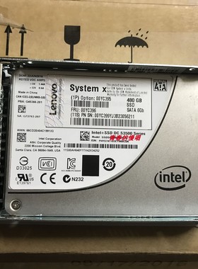 联想00YC395 00YC396 00YC399 480GB SATA SSD 2.5寸 6Gb固态硬盘
