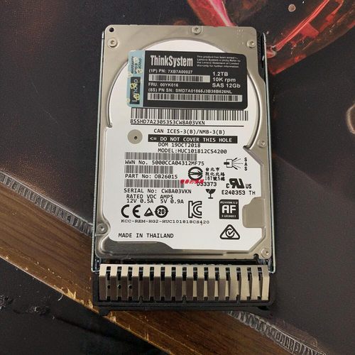 联想7XB7A00027 00YK016 SR550 SR590 SR650 1.2T 10K SAS 硬盘